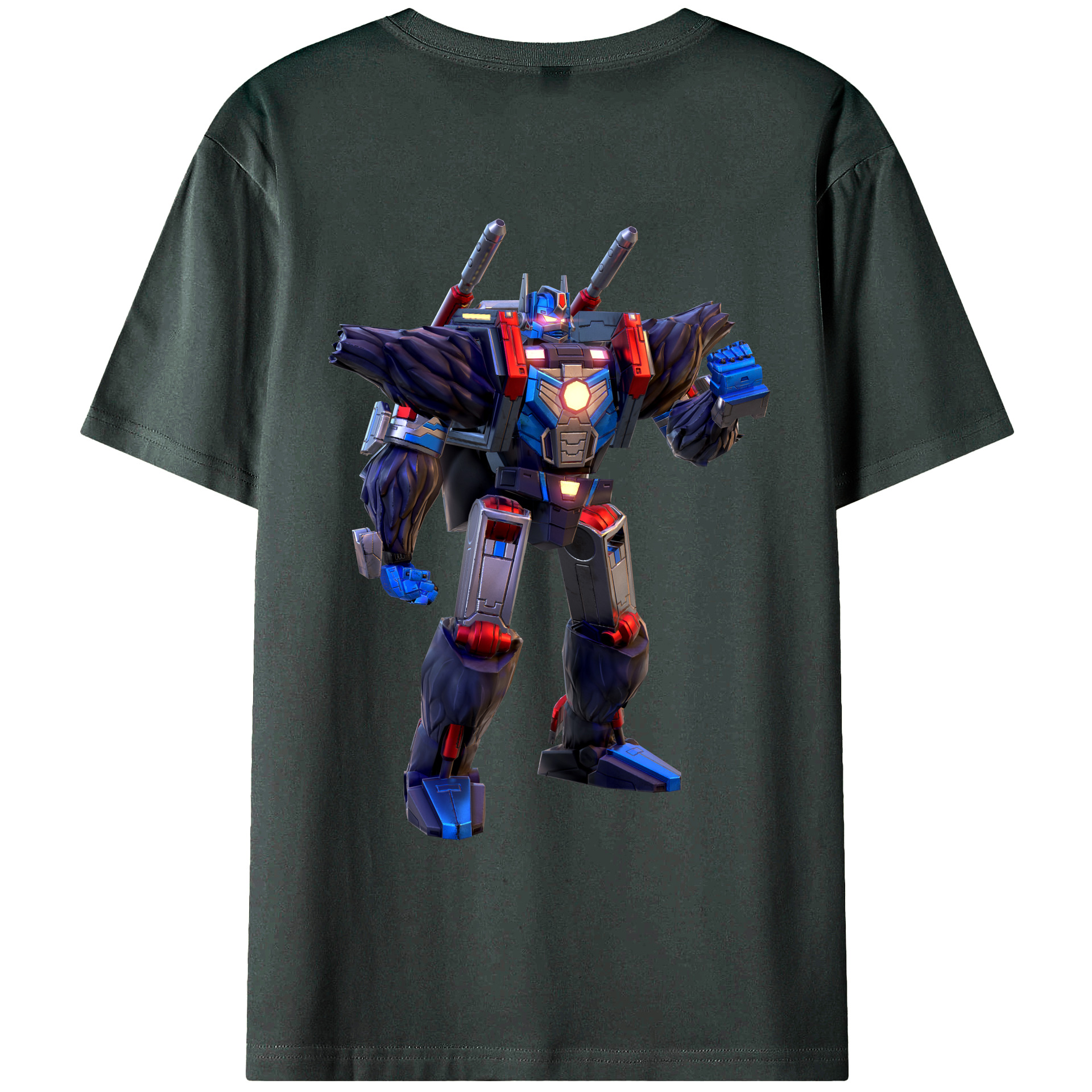 （画像用）  綿100％ メンズ半袖Tシャツ（バックプリント） 通気性